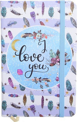 Книга для записей I love you А6 96 листов
