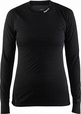 Термофутболка Craft NORDIC_WOOL_CN_W 1904113-9975 р.S черный меланж