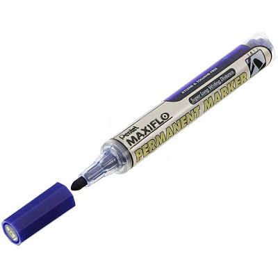 Маркер Kangaro перманентний синій  Pentel NLF50-С