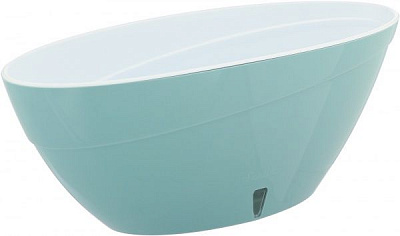 Горщик пластиковий Santino Calipso овальний 3,3л нефритовий (K2 NEF-ALB)