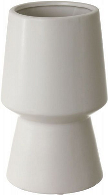 Ваза керамическая белая Alicante 26х14х14 см