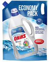 Гель для машинного та ручного прання ONIKS GEL UNIVERSAL 2 кг