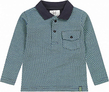 Рубашка Koko Noko для мальчиков поло р.128 темно-синий U44810-37 
