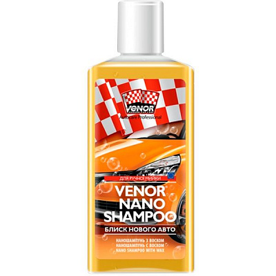 Автошампунь для ручной мойки Venor NANO SHAMPOО мл500