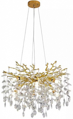 Люстра подвесная Luminaria Bella 8x60 Вт E14 Золотистая BELLA 8xE14 R600 GOLD