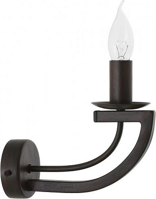 Бра Vitaluce 1x60 Вт E14 темный шоколад V3295/1A 