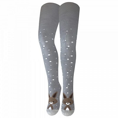 Колготки унисекс Легка хода махровые меланж 8230 р.112-120 серый 