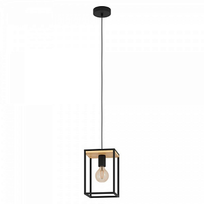 Подвес Eglo Либертад 1x40 Вт E27 черный 99795 