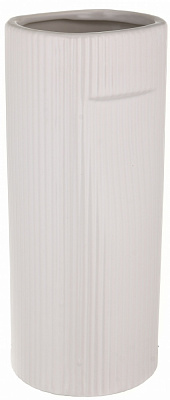 Ваза керамическая Pinsung Ceramics Nooka 27,5 см белая матовая PS33412