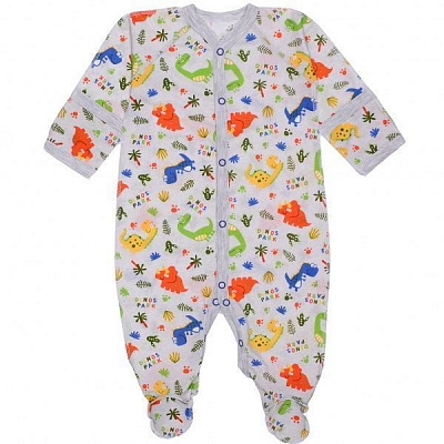 Комбинезон детский Татошка р.56 серый 15153дино 