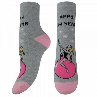 Шкарпетки Легка хода 5426 р. 23 срібло