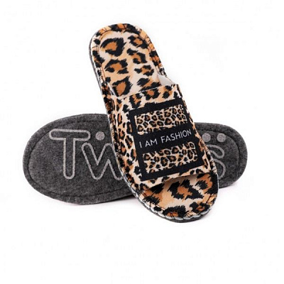 Капці домашні Twins Енімал р. 38-39 коричневий