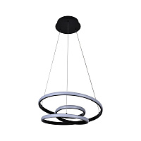 Люстра Miorro LED Lamantino пульт ДУ 1x80 Вт LED-модуль чорний 51-313-019