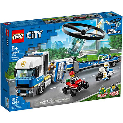 Конструктор LEGO City Перевозки полицейского вертолета 60244