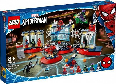 Конструктор LEGO Super Heroes Нападение на логово Паука 76175