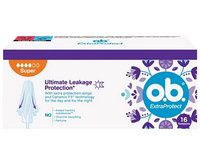 Тампоны гигиенические o.b. ProComfort Night Super SilkTouch 16 шт.