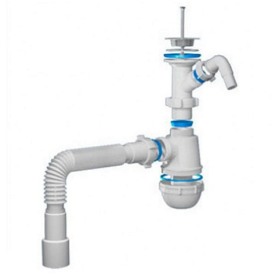 Сифон Ani Plast Ани Грот A2015EU 1 1/2х40 40х40х50