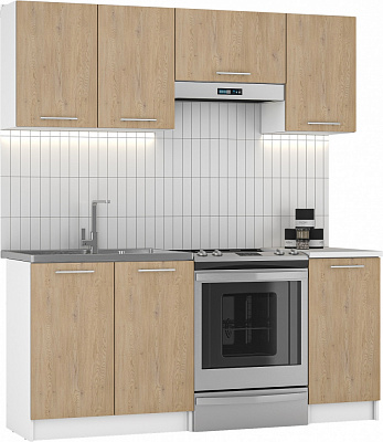 Кухня Грейд Дуб сонома NEW ДСП 1,8мдуб кремона торро/білий