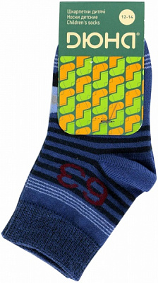 Носки детские для мальчиков Duna 4В 456 р.12–14 джинс 