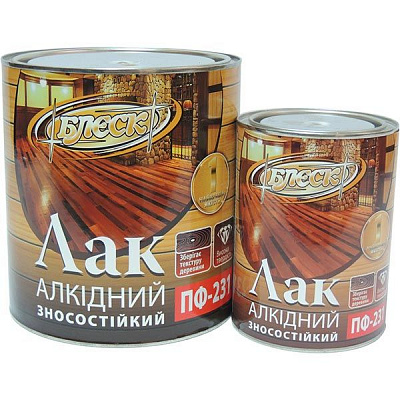 Лак меблевий ПФ-231 Блеск глянець 2,1 л