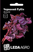 Семена LedaAgro базилик Красный Рубин 0,3 г (4820119793244)