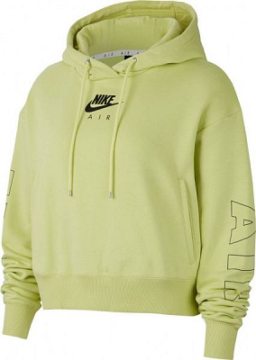 Джемпер Nike W NSW AIR HOODIE FLC BB CJ3082-367 р. XL салатовый