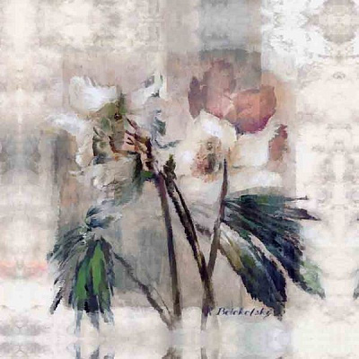 Репродукція Floral 373PF Square 80x80 см RozenfeldArt