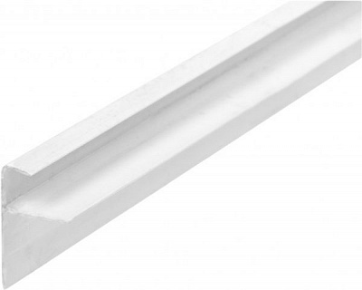 Профиль монтажный ПВХ F-подібний 3 м білий