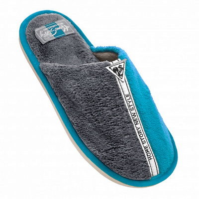 Тапочки детские для мальчика Home Story р.40 голубой 211069-15 