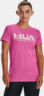 Футболка Under Armour VINTAGE PERFORMANCE SS 1376748-659 р.L розовый