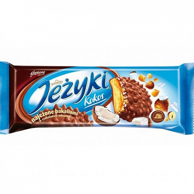 Печиво-сандвіч Colian Jeżyki Kokos з кокосом і згущеним молоком 144 г