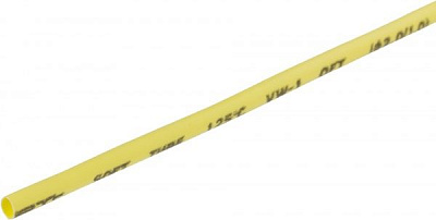 Трубка термоусадочная E.NEXT (e.termo.stand.2./1.yellow) желтая полиолефин