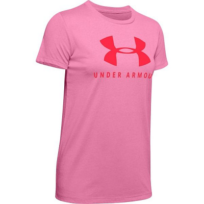 Футболка Under Armour GRAPHIC SPORTSTYLE CLASSIC CREW 1346844-691 S рожевий