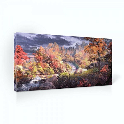 Репродукція Класика. Осінній пейзаж 96x48 см