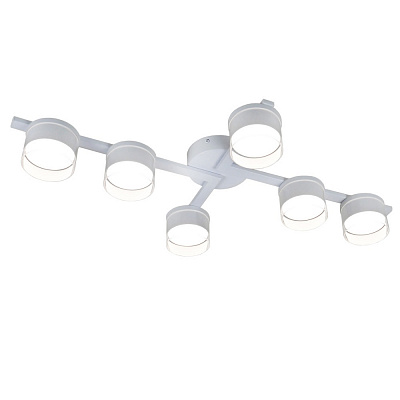 Люстра потолочная Victoria Lighting 6xGX53 белый Field/PL6 white