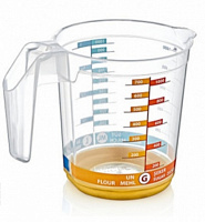 Мерная кружка с ручкой 1 л HU-115 PlastArt