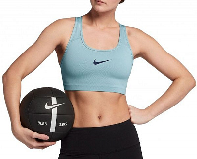 Бра Nike NIKE SWOOSH BRA 842398-453 L синий