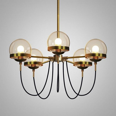 Люстра подвесная Altalusse INL-5123P-05 5x40 Вт E27 золото 