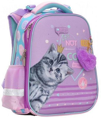Рюкзак каркасний CLASS SchoolCase Cool Cat 2 відділення 2111C