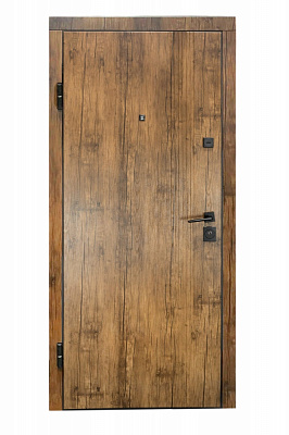 Дверь входная Fortezza Ф1 дуб антик 2050х860 мм правая