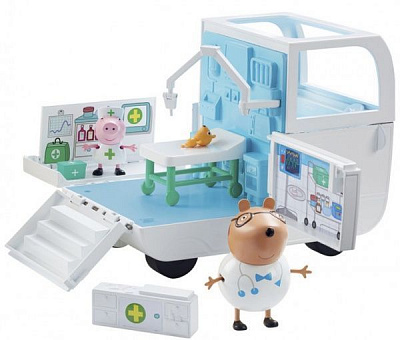 Игровой набор Peppa Pig Медицинский центр на колесах 