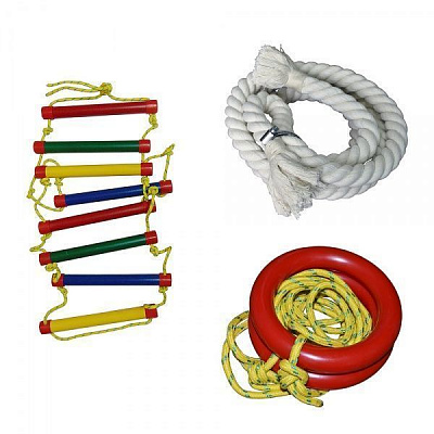 Комплект InterAtletika канат, кільця, мотузкова драбина ST 020.123 ST 020.123