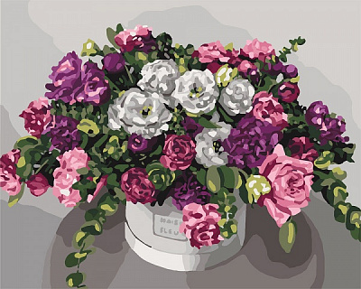 Картина за номерами Розкішний букет Ідейка