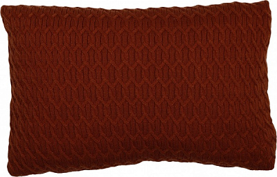 Подушка В'язана chains 08 30x45 см цегляний