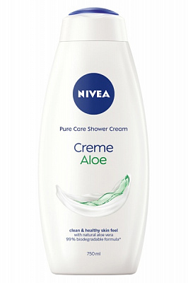 Крем-гель для душа Nivea Крем и Алоэ 750 мл