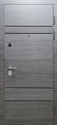 Двері вхідні Булат Статус 518 венге сірий 2050x850мм праві