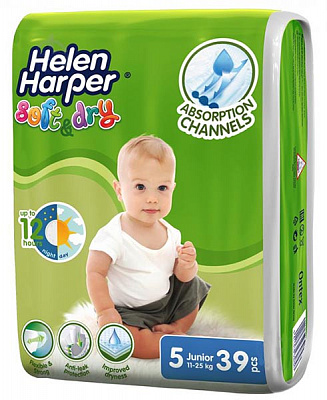 Підгузки Helen Harper Soft&Dry Junior 11-25 кг 39 шт.