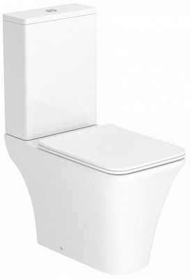 Унитаз-компакт Imprese Elanta Rimless i11545 с сиденьем Duroplast Slim Soft Close