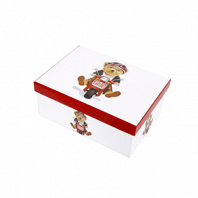 Коробка подарочная с мишкой 1110225508 33х25,5 см