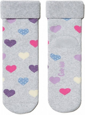 Носки детские Conte-Kids CK SOF-TIKI (с отворотом) 6С-19СП р.22 светло-серый 